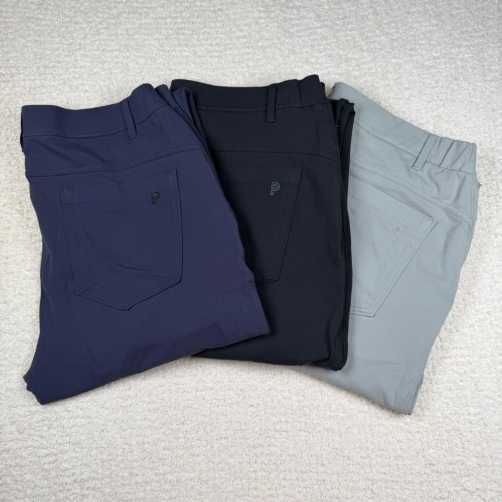 Public‎ Rec Performance Chino Lot of 3 Men 34x32 Navy Black Grey Slim Fit
